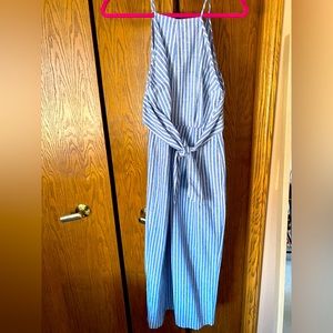 Greylin striped jumpsuit